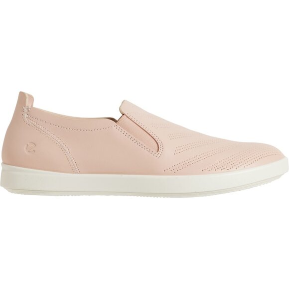 NEW ECCO Made in Portugal Travel Slip-On Sneakers - Leather For Women 825 5s3 - Picture 1 of 7